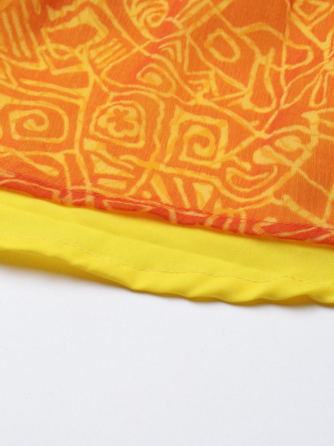 Mustard Floral Smocked Chiffon Maxi Dress | Souchii