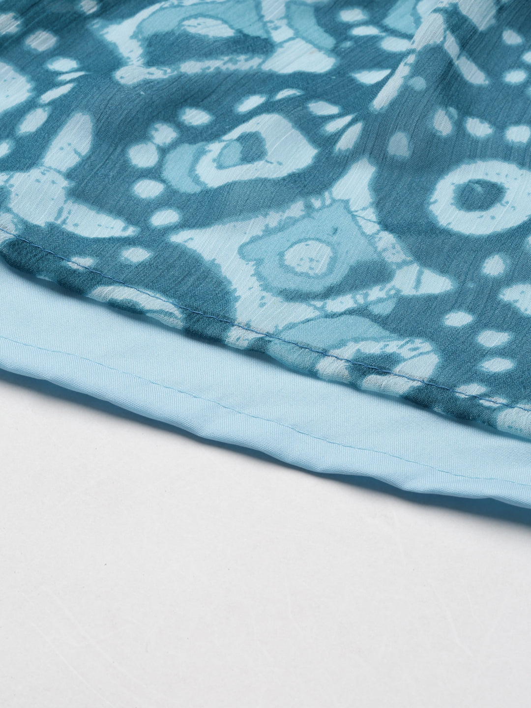 Fit & Flare Dress – Blue Ethnic Motif | Souchii
