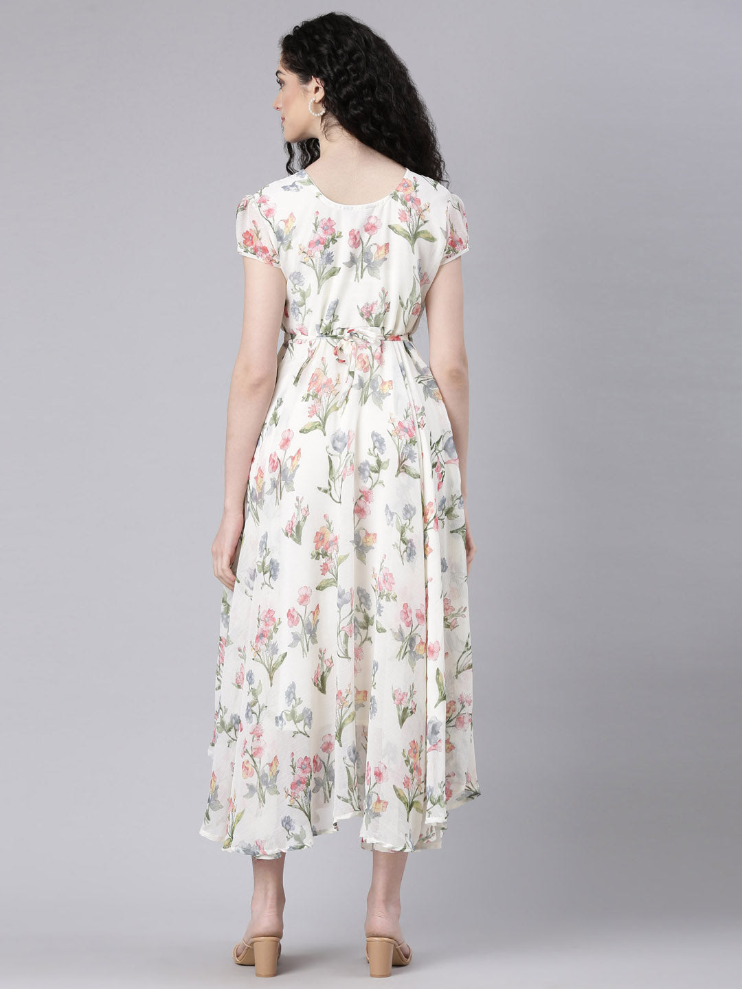 Dress – Soft Bloom High-Low Floral | Souchii