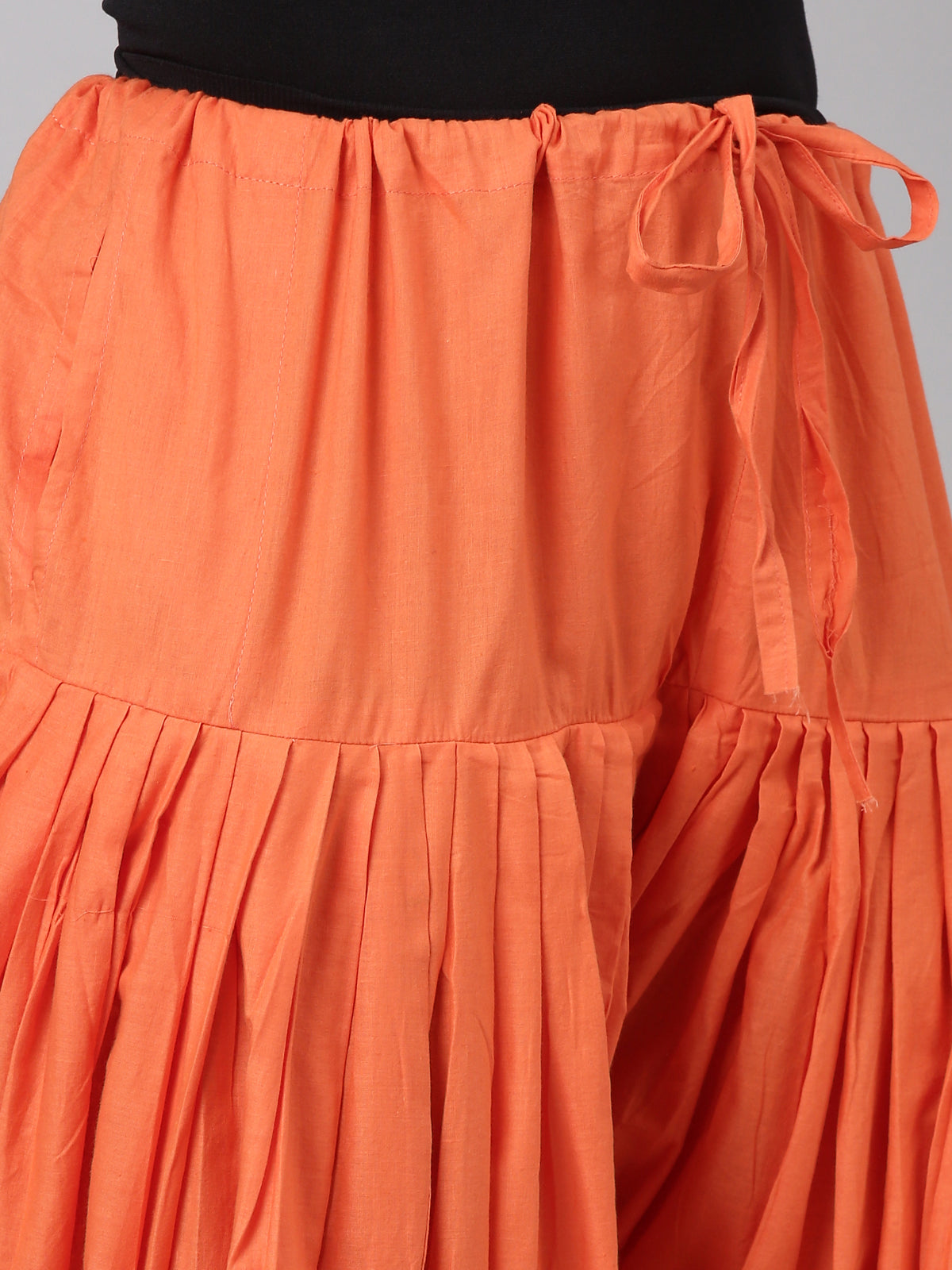 Red Cotton Loose-Fit Patiala Pants | Souchii