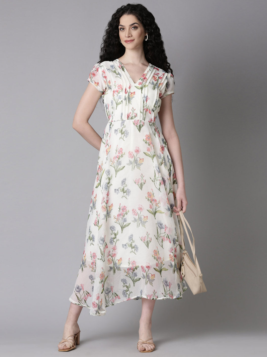 Dress – Soft Bloom High-Low Floral | Souchii