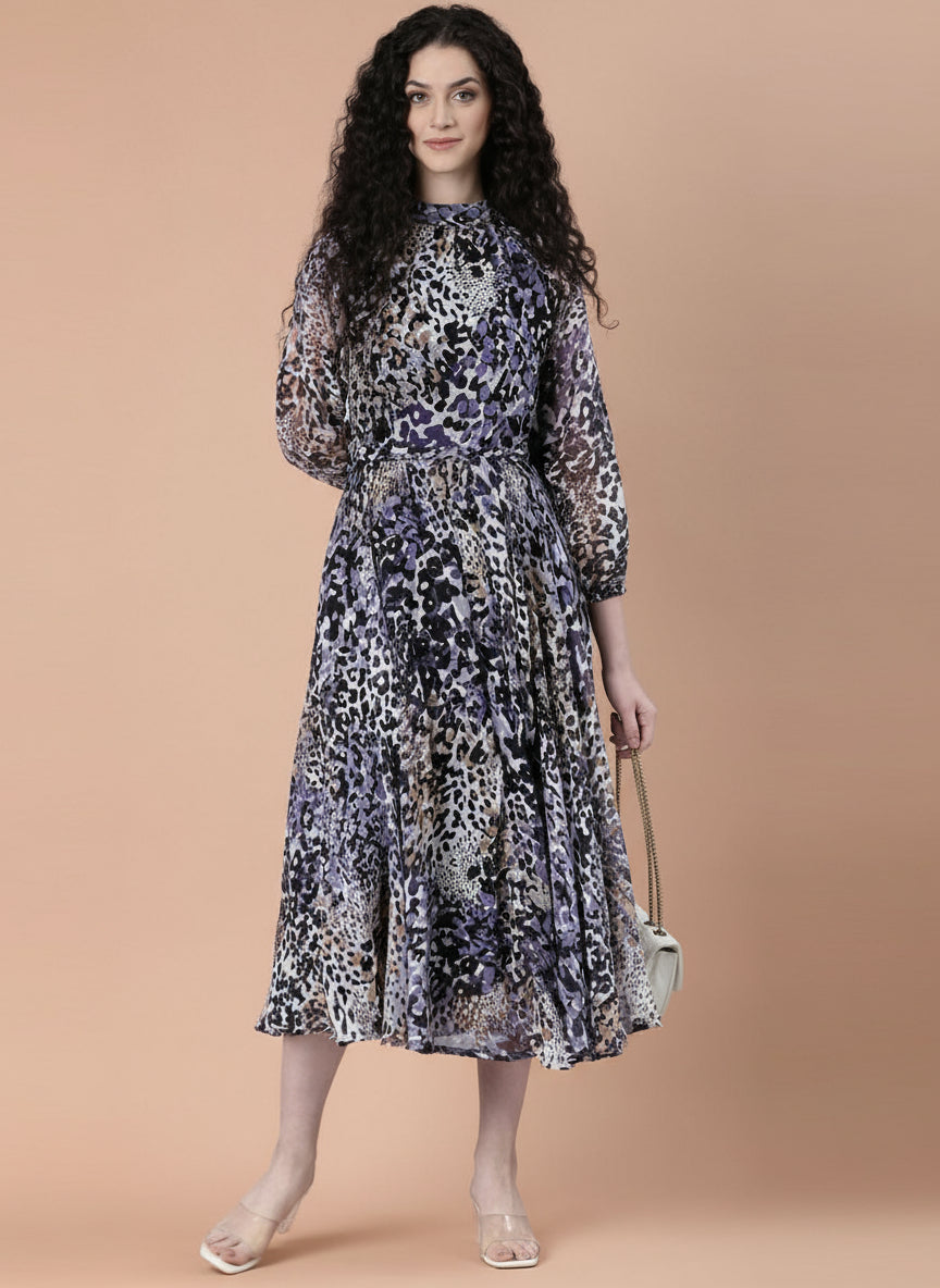 Elegance in Print - Souchii Maxi Dress