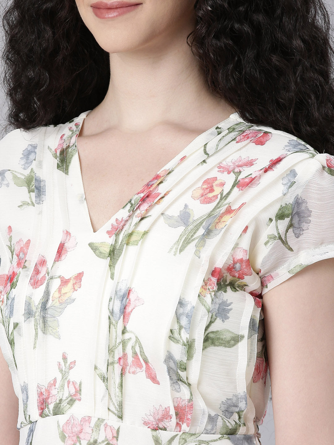 Dress – Soft Bloom High-Low Floral | Souchii